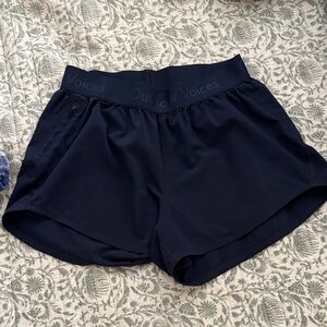 Outdoor Voices Women's Dark Blue Athletic Shorts